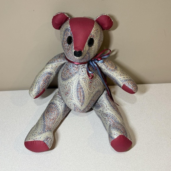 The Unbranded Brand Jackets & Blazers - memory bear keepsake or memorial bear‎ paisley Pattern custom-made 17 In No Tags